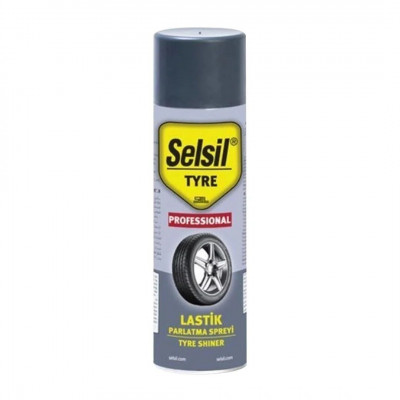 Selsil Lastik Parlatma Spreyi 500 Ml