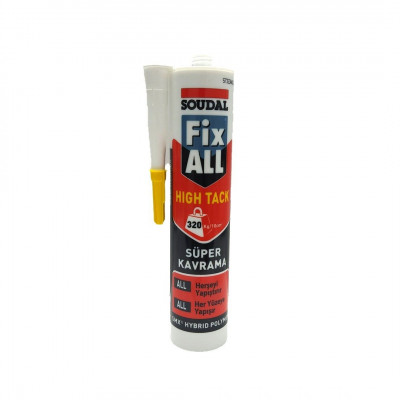 Soudal Fix All  High Tack Beyaz Yapıştırıcısı 290 Ml